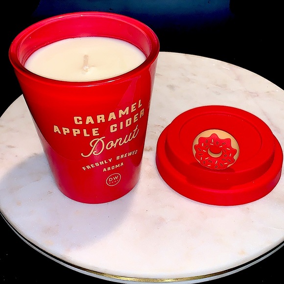 DW HOME CANDLE CARMEL APPLE CIDAR & DONUT RICHLY SCENTED NEW FRESHLY BREWED - Picture 2 of 5